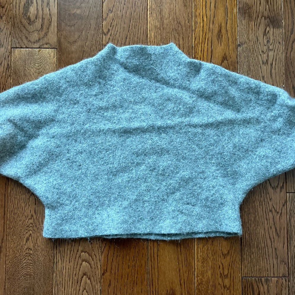 Aritzia Wilfred Free long sleeve cropped sweater - small